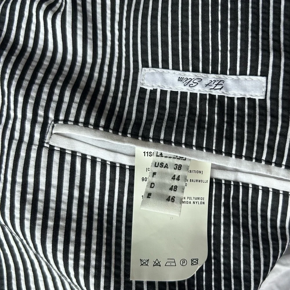 Roberto Cavalli cotton  Striped Blazer Us38 It48  Mediumm white blue